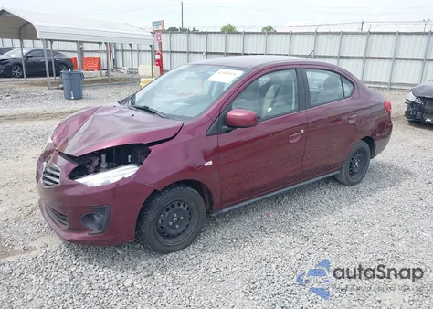 2019 Mitsubishi Mirage G4 Es z USA, uszkodzony, nr VIN ML32F3FJ1KHF07055